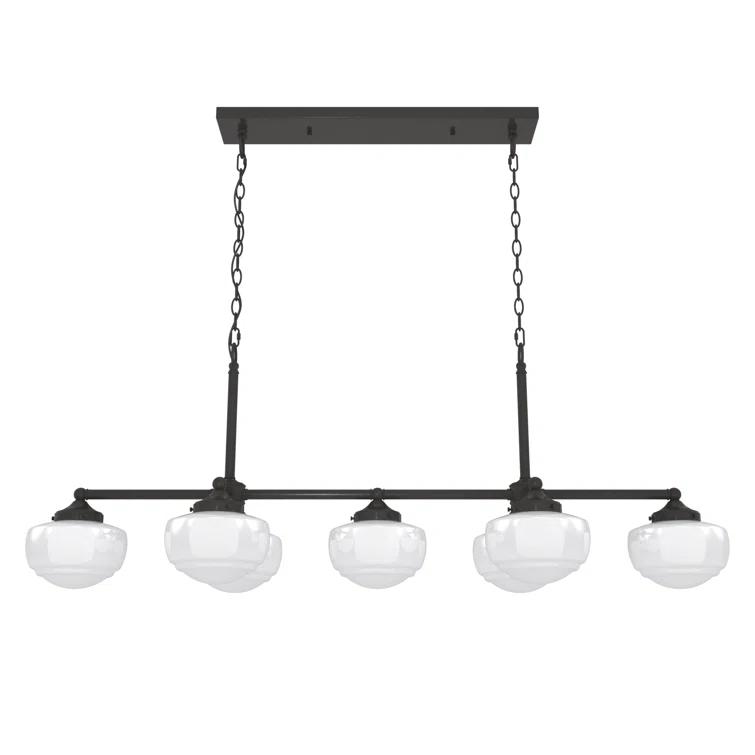 Hunter Saddle Creek 7 Light Linear Chandelier Ceiling Light Fixture