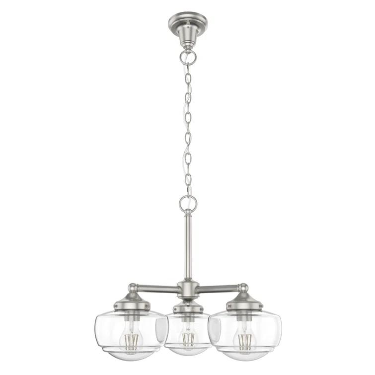 Hunter Saddle Creek 3 Light Chandelier Ceiling Light Fixture