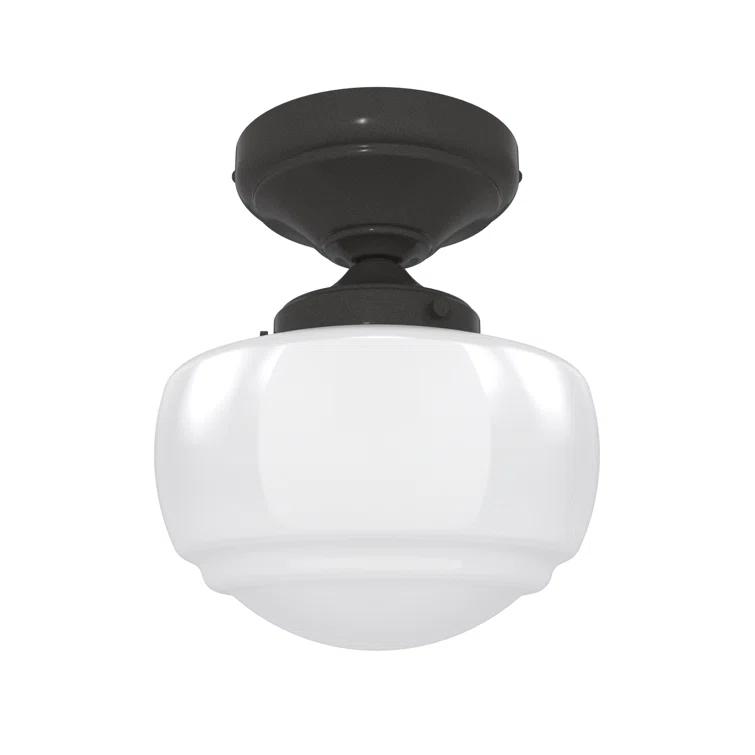 Hunter Saddle Creek 1 Light Mini Flush Mount Ceiling Light Fixture