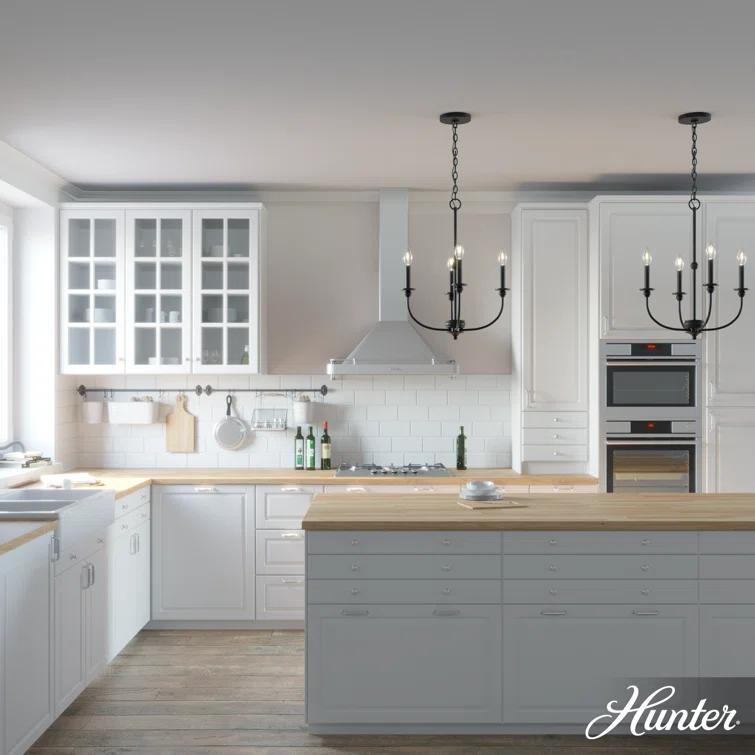 Hunter Southcrest 4 Light Chandelier Ceiling Light Fixture