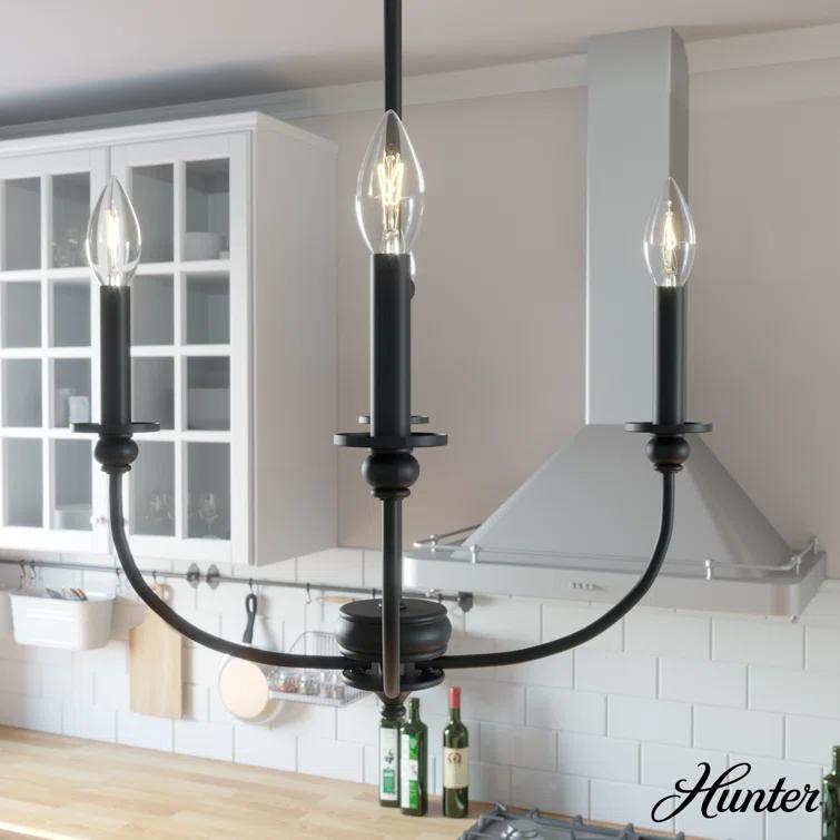Hunter Southcrest 4 Light Chandelier Ceiling Light Fixture
