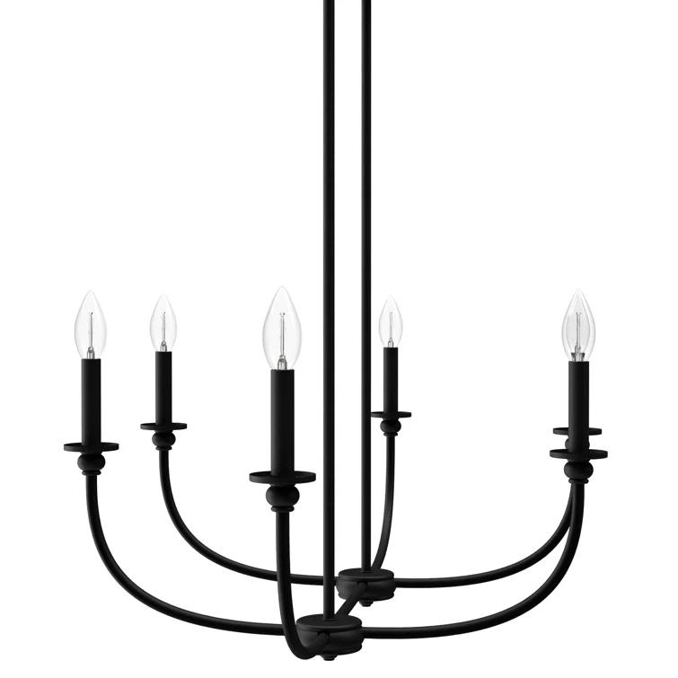 Hunter Southcrest 6 Light Linear Chandelier Ceiling Light Fixture