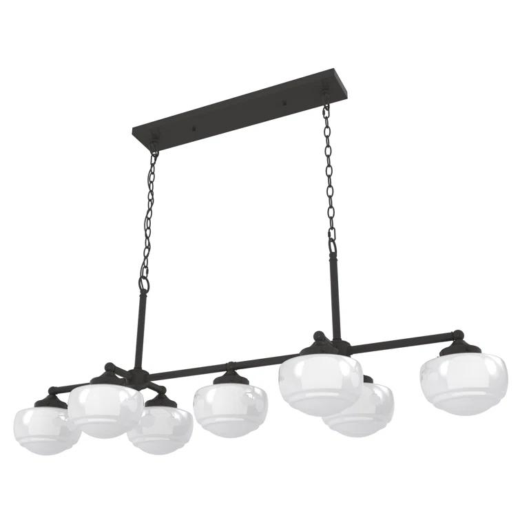 Hunter Saddle Creek 7 Light Linear Chandelier Ceiling Light Fixture