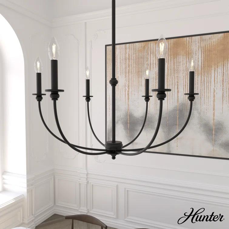 Hunter Southcrest 6 Light Chandelier Ceiling Light Fixture