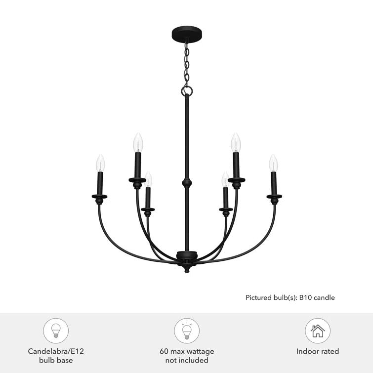 Hunter Southcrest 6 Light Chandelier Ceiling Light Fixture