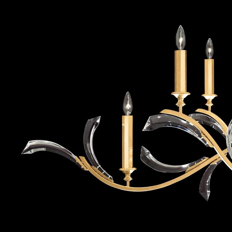 Beveled Arcs 6 - Light Tiered Chandelier