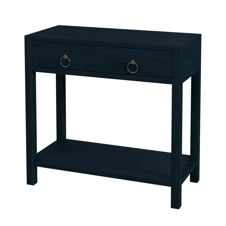 Butler Specialty Lark Navy Wide 1 Drawer Nightstand