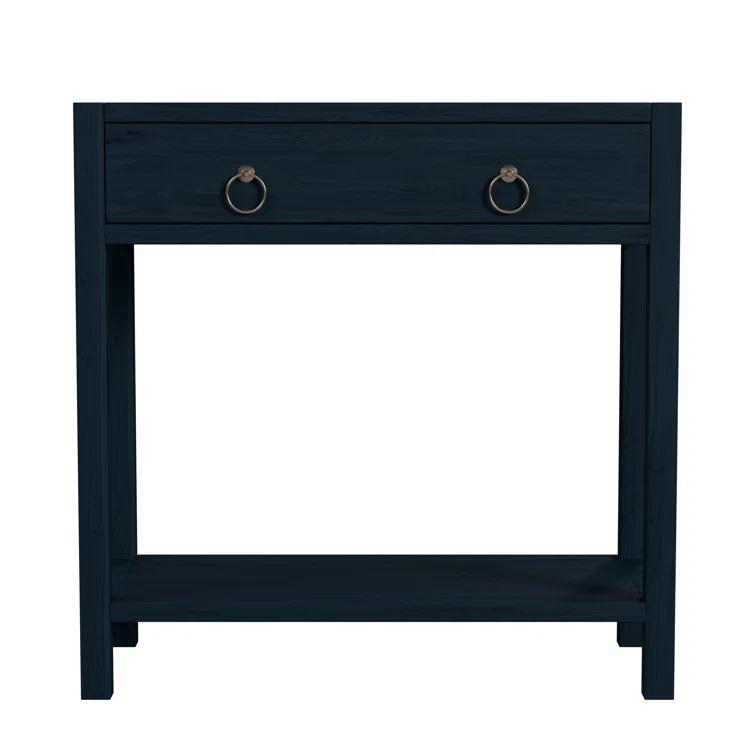 Butler Specialty Lark Navy Wide 1 Drawer Nightstand
