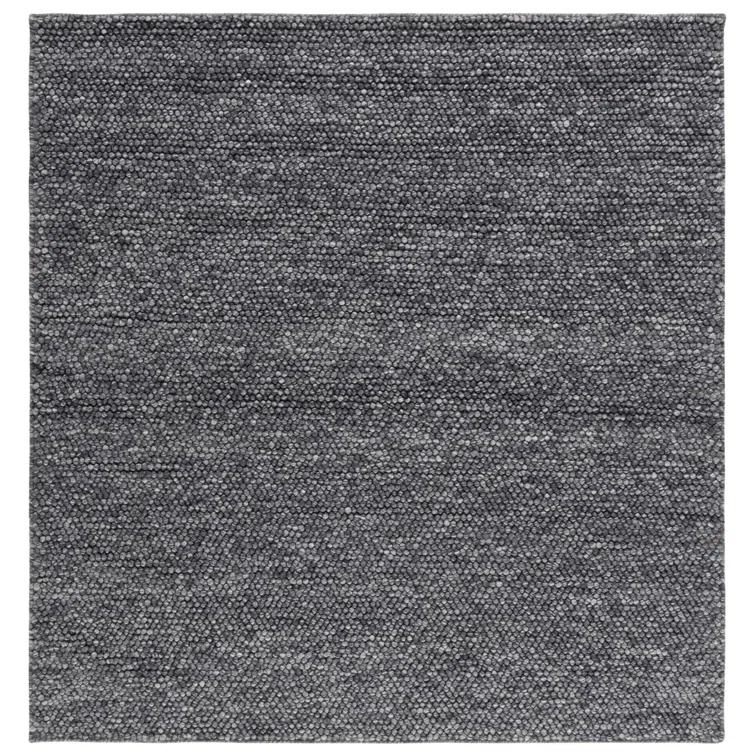 Natura NAT620 Hand Woven Indoor Area Rug - Dark Grey - 6'x6' - Safavieh