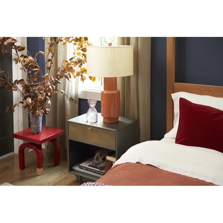 Thomas Bina Upholstered Canopy Bed