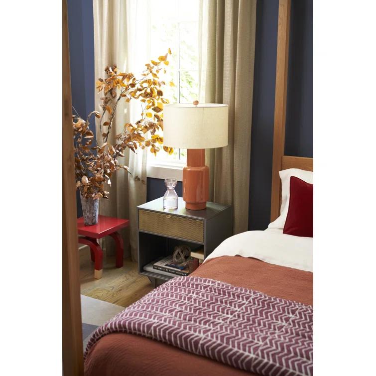 Thomas Bina Upholstered Canopy Bed