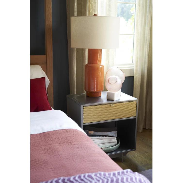 Thomas Bina Upholstered Canopy Bed