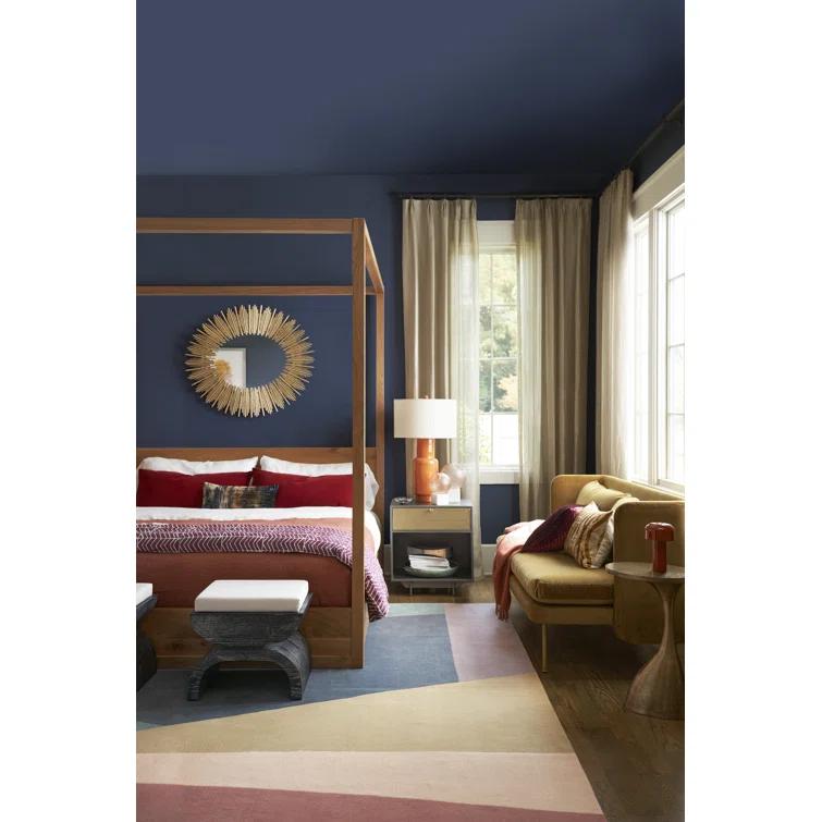 Thomas Bina Upholstered Canopy Bed