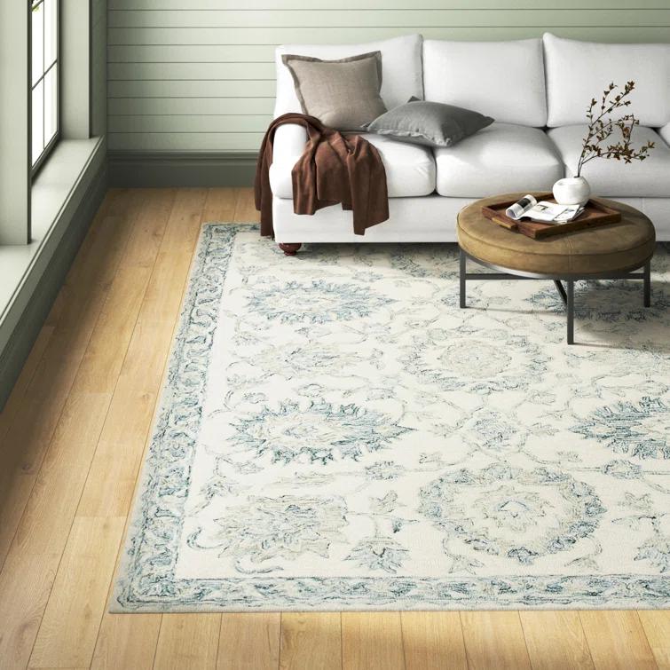 Aden Oriental Hand-Hooked Wool Area Rug