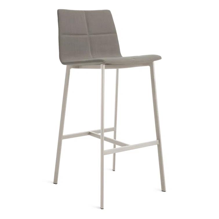 Blu Dot Between Us Upholstered Counter Stool with Metal Frame