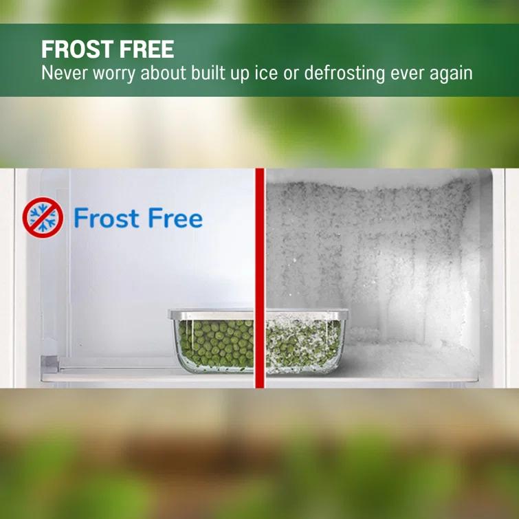 Equator Advanced Appliances Equator 14.3 cf Stainless Refrigerator-Freezer Top Mount Frost Free E-Star Europe RF 142 S