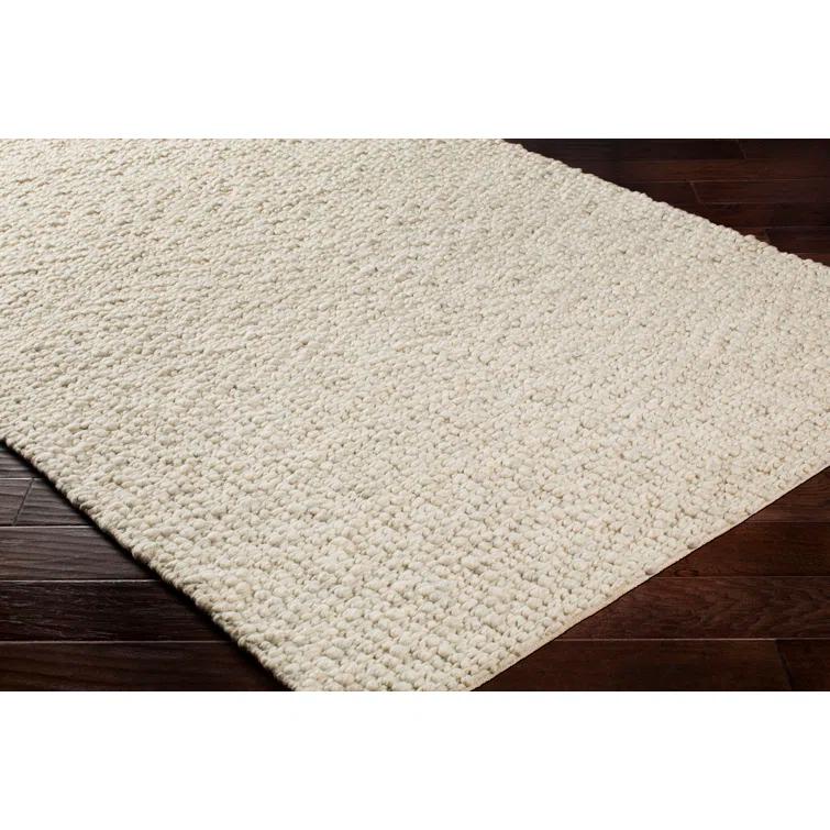 Kenyon Handmade Tufted Wool Beige Rug