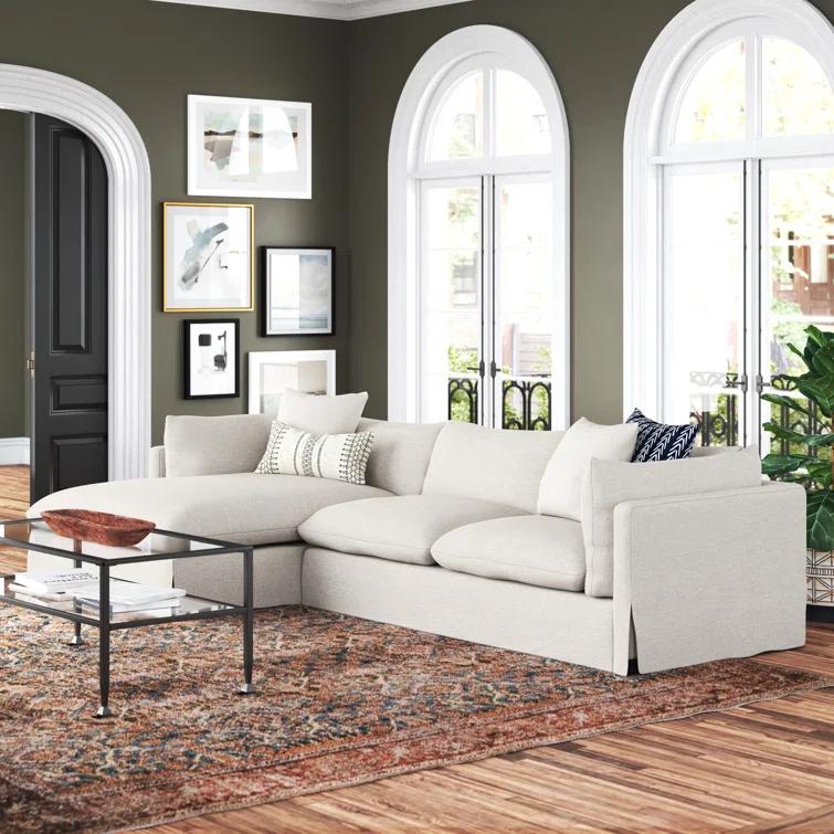 Reggio 2 - Piece Slipcovered Chaise L-Sectional