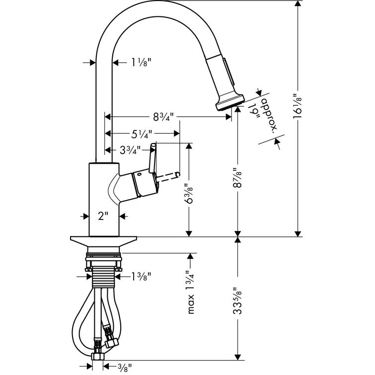 Talis S² Pull Down Single Handle Kitchen Faucet
