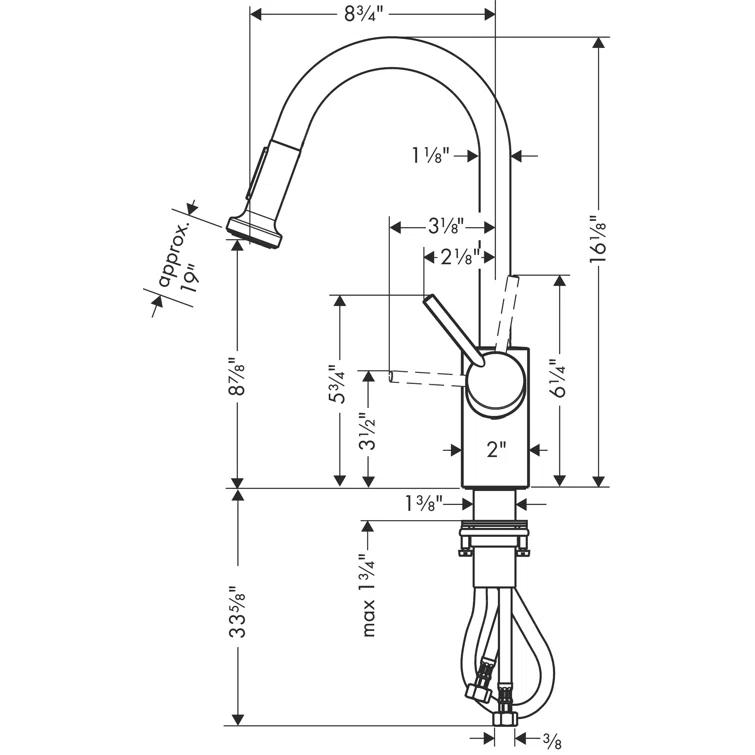 Talis S² Pull Down Single Handle Kitchen Faucet