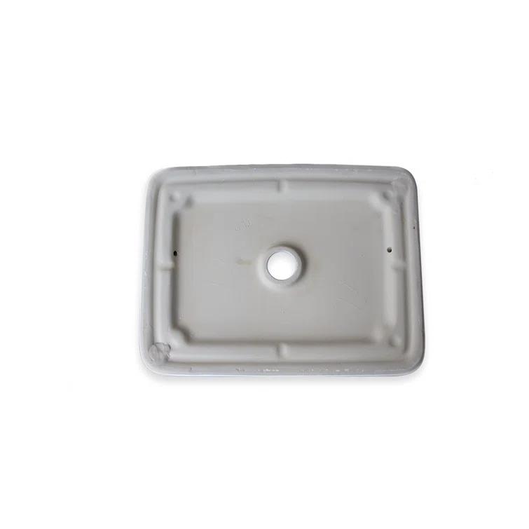 Wells Sinkware China Luxe 14.25'' White Ceramic Rectangular Bathroom Sink