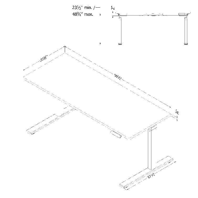 Ezra Height Adjustable Standing Desk