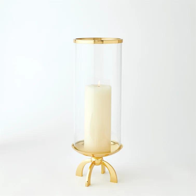Global Views Quad Base Hurricane-Brass