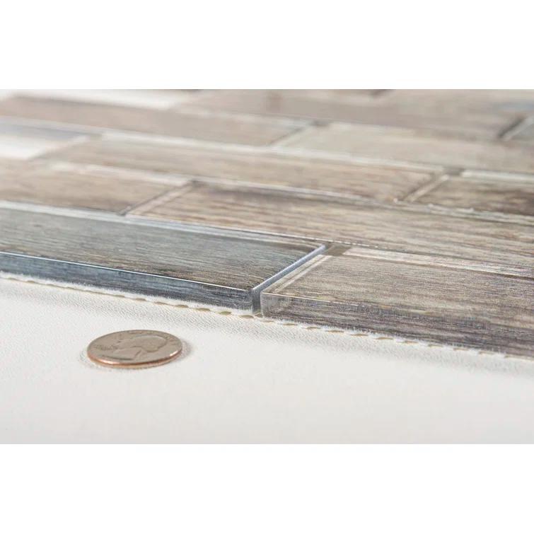 Migdal 2'' x 6'' Glass Brick Joint Mosaic Kitchen Backsplash, Bathroom, Shower, Wall and Floor Tile