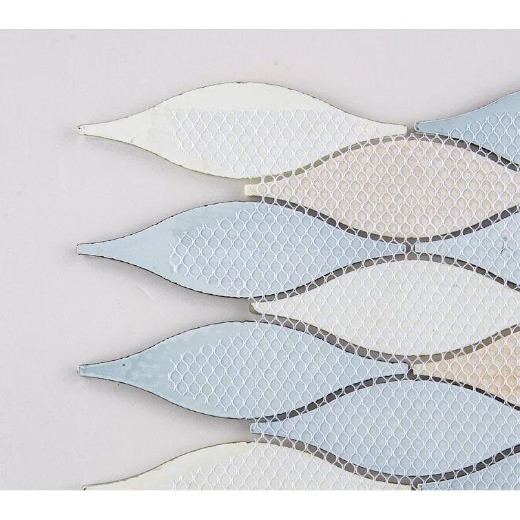 Zeille Glass and Metal Arabesque Mosaic Kitchen Backsplash, Bathroom, Shower, Wall and Floor Tile