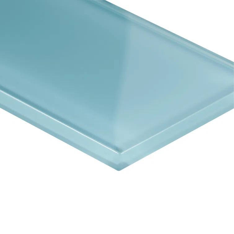 Premium 3" x 6" Straight Edge Glass Mosaic Subway Tile