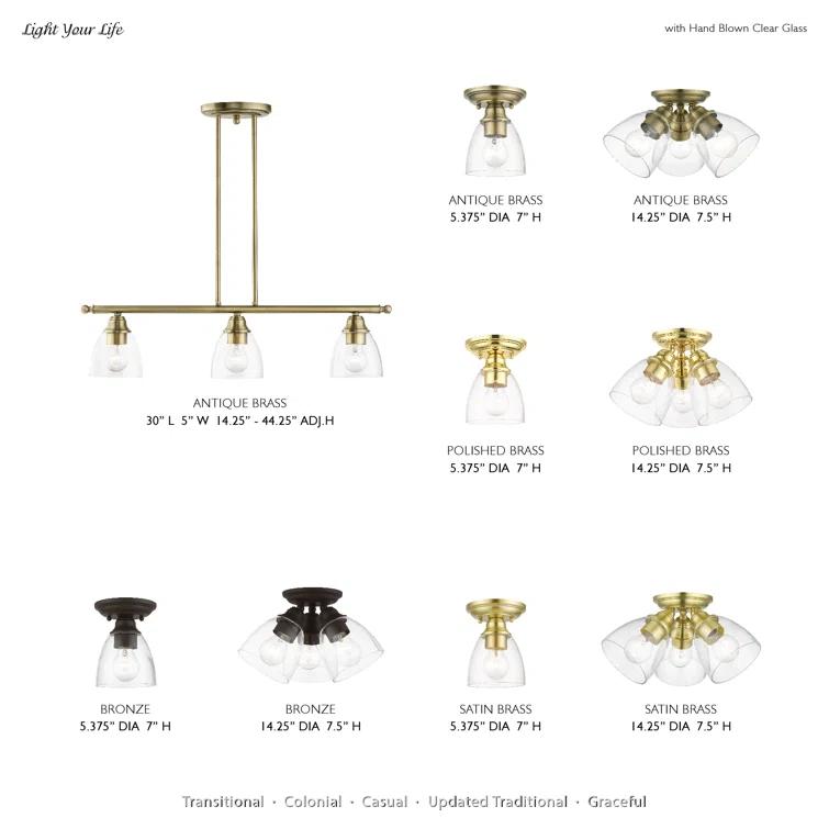Gunnbjorn 1-Light 14.25" Semi Flush Mount