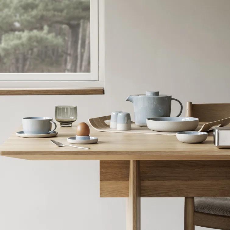 Blomus SABLO Ceramic Tea Cups & Saucers (Set of 2)