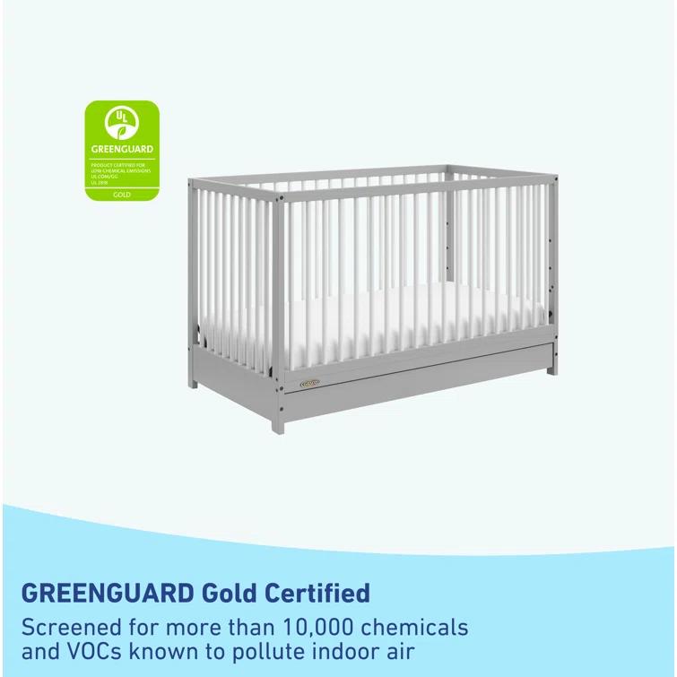 Graco Teddi 5-in-1 Convertible Crib with Storage