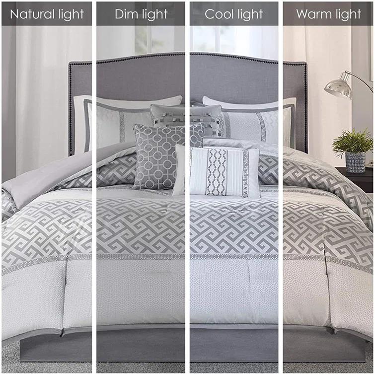 Madison Park Bennett 7 Piece Jacquard Comforter Set