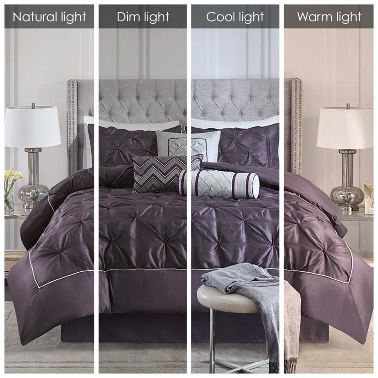 Madison Park Laurel 7 Piece Tufted Comforter Set