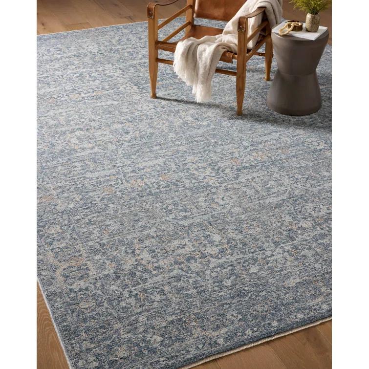 Angela Rose x Loloi Blake Denim / Taupe Area Rug