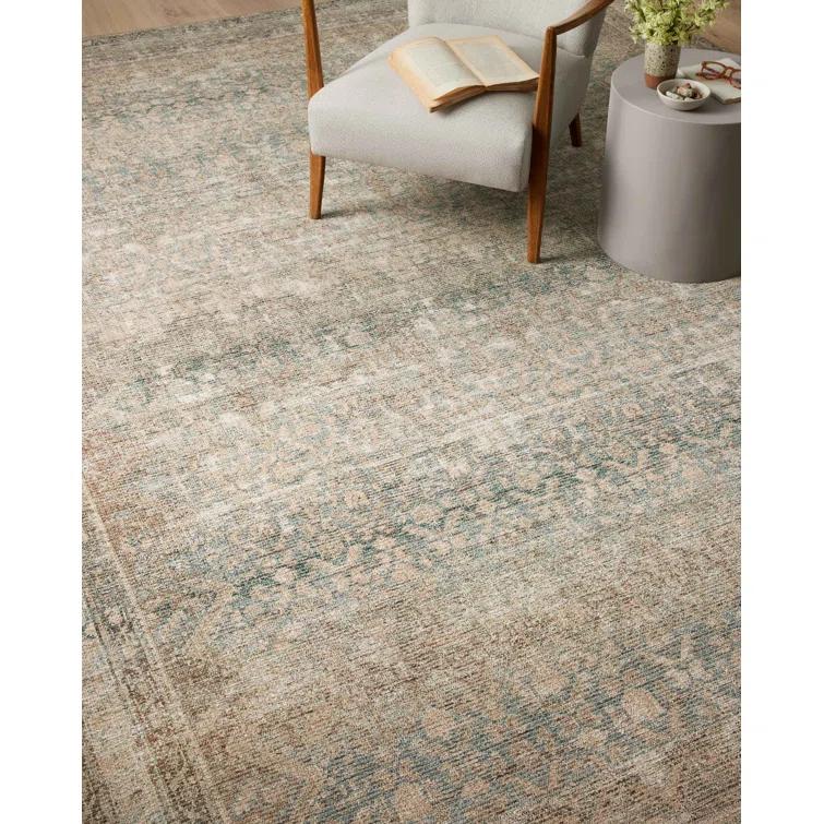 Angela Rose x Loloi Aubrey Jade / Natural Area Rug