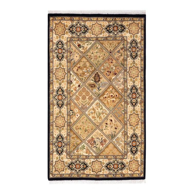 Hand-Knotted Multi-Color Wool Oriental 8' x 10' Area Rug