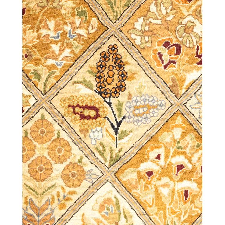Hand-Knotted Multi-Color Wool Oriental 8' x 10' Area Rug