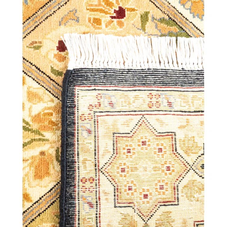 Hand-Knotted Multi-Color Wool Oriental 8' x 10' Area Rug