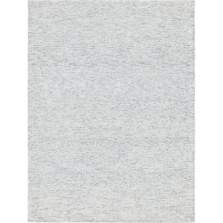 Key West Handmade Hand-Tufted New Zealand Wool Blue/Ivory Area Rug
