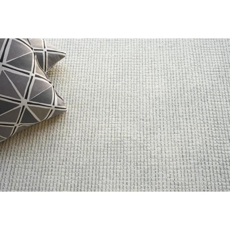 Key West Handmade Hand-Tufted New Zealand Wool Light Silver Area Rug
