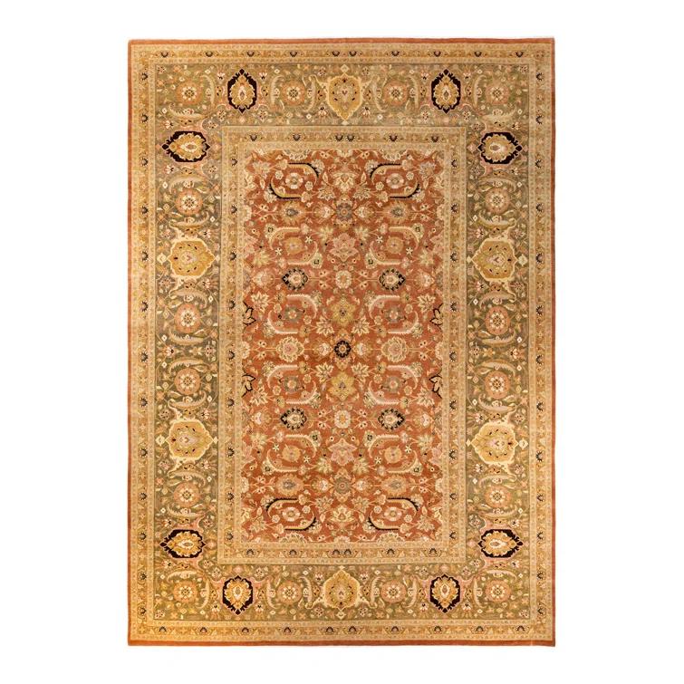 Mogul, One-of-a-Kind Hand-Knotted Area Rug - Brown, 11' 0" x 15' 1"