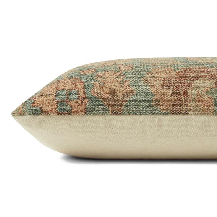 Angela Rose X Loloi Clay Teal / Terracotta Pillow