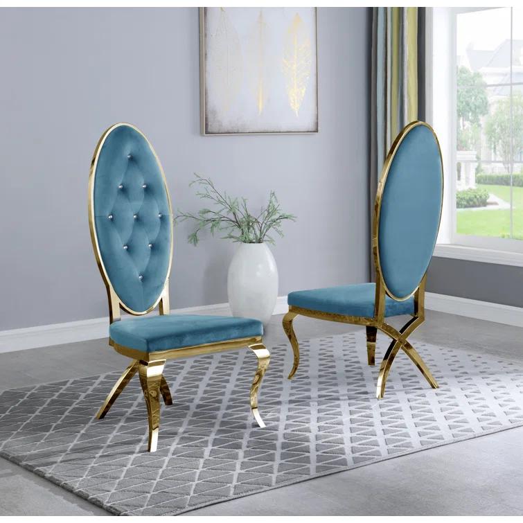 - Person Glass Top Double Pedestal Dining Set