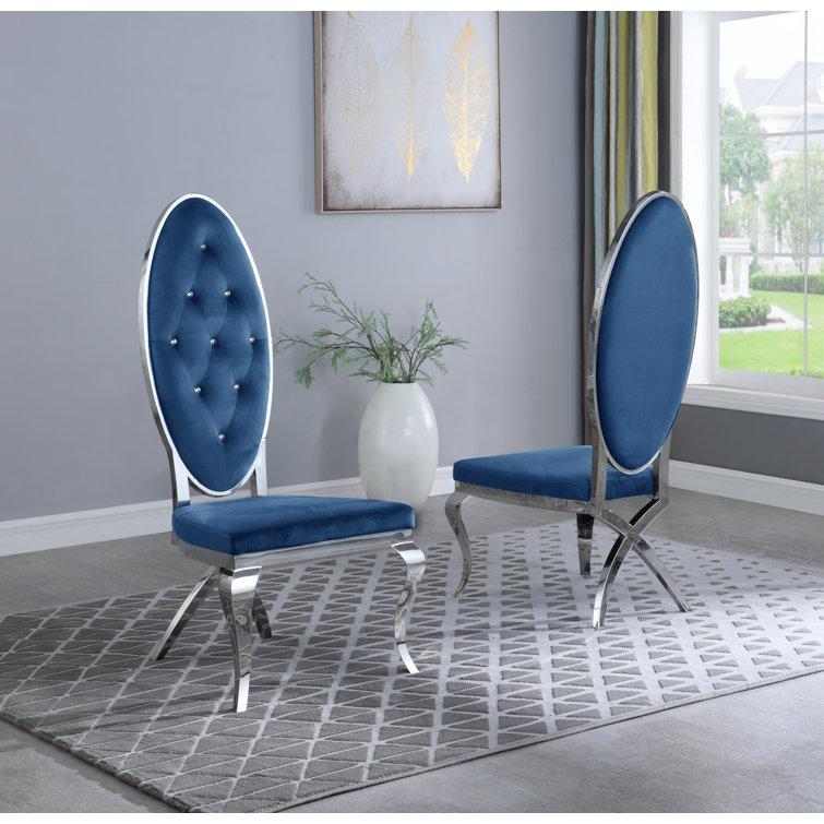 Glass Top Double Pedestal Dining Set