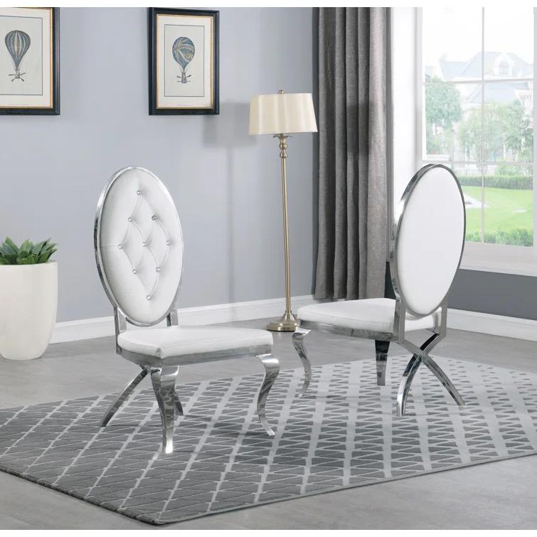 - Person Glass Top Double Pedestal Dining Set