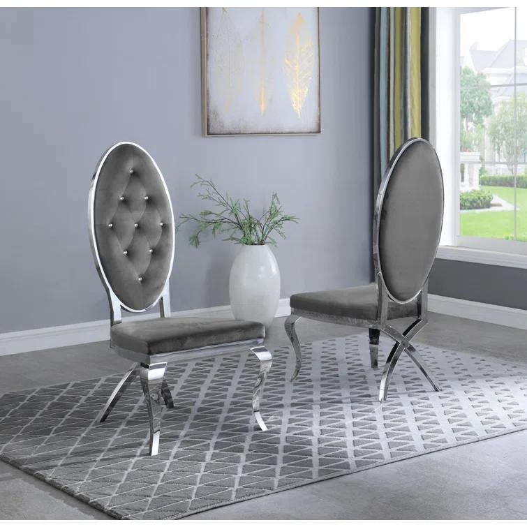 - Person Glass Top Double Pedestal Dining Set