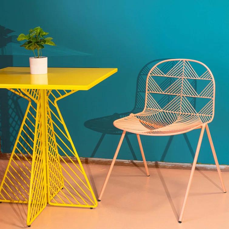 Betty Metal Windsor Back Stacking Side Chair