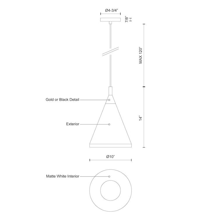 1 - Light Single Pendant